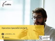 Operation Specialist (m/w/d) - Mainz
