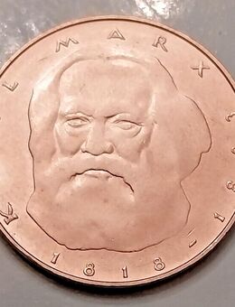 5 Deutsche Mark Gedenkmünze "Karl Marx 1818 - 1883" 1983 Prägeort J - Borken