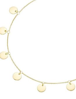 Smart Jewel Collier Plättchen, Silber 925