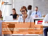 Sales Manager im Außendienst (m/w/d) Im Raum Baden-Württemberg - Herrenberg