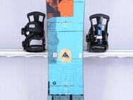 125 cm Kinder/Junior Snowboard BURTON RADIUS, black/orange, woodcore, FLATtop - Dresden