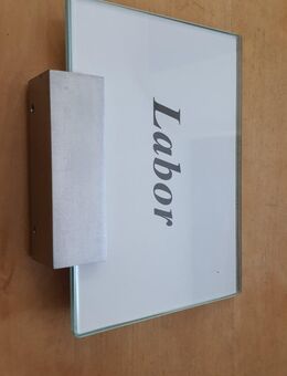 Türschilder Design Glas/Edelstahl 7x - Bottrop
