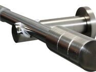 GARDINIA Gardinenstange Set Metall, Ø 19 mm, 1-läufig, ausziehbar, verschraubt, Aluminium, 1-Lauf