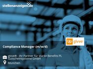 Compliance Manager (m/w/d) - München