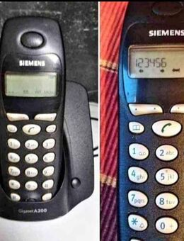 Siemens Gigaset A200 mattschwarz schnurlos Telefon - Hannover