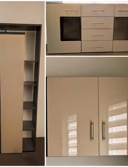Set Vitrine, Kommode + Hängeschrank - Gräfenroda