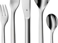 WMF Besteck-Set Atria (30-tlg), 6 Personen, Cromargan® Edelstahl Rostfrei 18/10, poliert, mit soliden Monobloc Tafelmessern