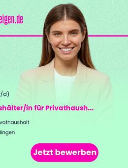 Haushälter/in (m/w/d) für Privathaushalt - Ettlingen