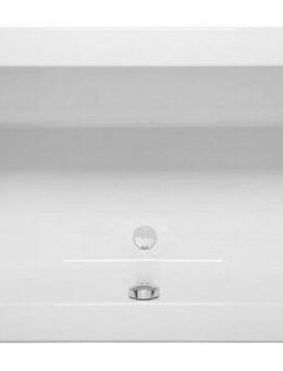 OTTOFOND Badewanne Cubic, (Komplett-Set, 3-tlg), mit Wannenträger und Ablaufgarnitur