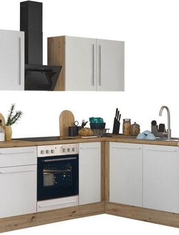 KOCHSTATION Winkelküche Florida, Stellbreite 210x165 cm, wahlweise mit E-Geräten, mit Softclose für Türen und Schubkästen