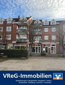 Vermietete 2-Zimmer Wohnung mit Tiefgaragenstellplatz im Zentrum von Bargteheide zu verkaufen - Bargteheide