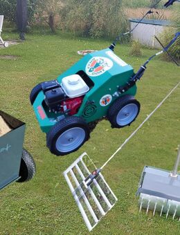 Aerifizierer mieten leihen Topdresser Aerifizierwalze Rasenrakel - Fridolfing
