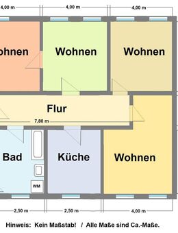 Helle, schön geschnittene 4-Zimmerwohnung sucht nette Mieter - Aschersleben