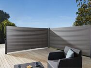 Doppel-Seitenmarkise 160 x 600 cm in Anthrazit – stilvoller Sicht- & Windschutz für Garten, Balkon & Terrasse Set253232 - Wuppertal