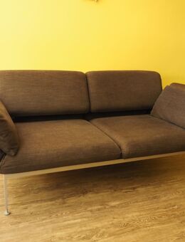 Sofa, Zweisitzer Schlafsofa, Brühl RoRo medium, Stoff - Köln