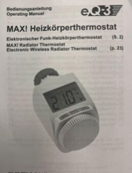 ✨✨✨ eQ-3 MAX! Heizkörper Thermostat ✨✨✨ - Gladbeck