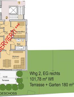 +++ AM START +++ Neubau von 6 komfortablen 4 Zi. Eigentumswohnungen mit Lift in zentraler Lage in Forchheim! - Forchheim (Bayern)
