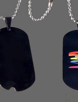 Regenbogen Edelstahl Anhänger mit Halskette Modeschmuck 14,90* - Villingen-Schwenningen