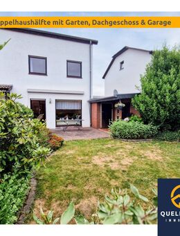 Pulheim: Top Doppelhaushälfte mit Garten, Dachgeschoss, Garage, Keller - bezugsfrei & Volleigentum! - Pulheim