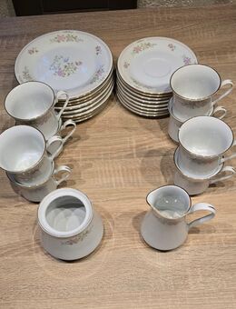 Kaffee- und Tafel-Service Porzellan mit Gold - Vilshofen (Donau) Zentrum