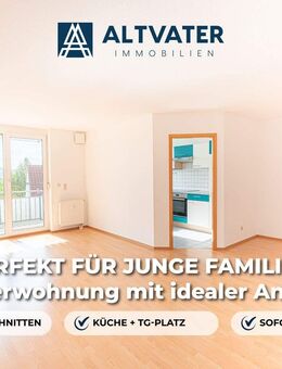 BEZUGSBEREIT - Hervorragend geschnittene 3-Zi. Wohnung mit Südbalkon, Tiefgaragenstellplatz und Küche - Tauberbischofsheim
