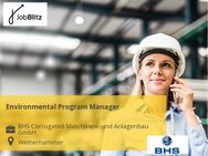 Environmental Program Manager - Weiherhammer