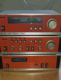Uher Paco Mini-Stereoanlage HiFi Turm aus den 1970er 1980er Jahren Tuner Vorverstärker Endverstärker - Landsberg (Lech)