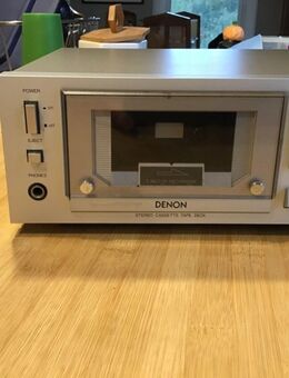 DENON- DR-230 ALU Front Cassetten Tape schönes gepflegtes Modell Front wie Neu keine Kratzer. Rückseite mit Cinque Anschluss - Dübendorf