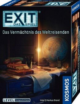 Kosmos Spiel EXIT, Das Spiel, Das Vermächtnis des Weltreisenden, Rätselspiel, Made in Germany
