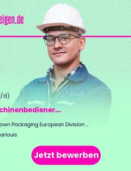Maschinenbediener (w/m/d) - Saarlouis