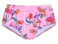 Sunseeker Highwaist-Bikini-Hose Modern mit floralem Design