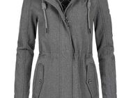PEAK TIME Softshelljacke L60013 wasserabweisender Übergangs-Mantel mit abnehmbarer Kapuze