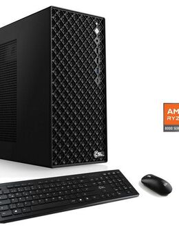 CSL Mystic V24086 PC (AMD Ryzen 7 8700F, GeForce RTX 3050, 32 GB RAM, 1000 GB SSD, Luftkühlung)
