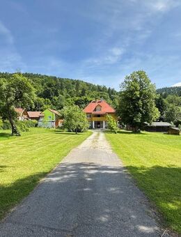 Nh. St. Englmar: Herrenhaus zum Renovieren m. 3.000 m2 Grund + Gartenhaus-idyllische Waldrandlage! - Perasdorf