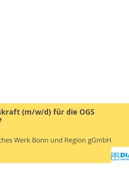 Ergänzungskraft (m/w/d) für die OGS Stiftsschule - Bonn