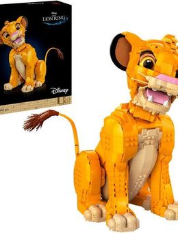 LEGO® Simba, der junge König der Löwen (43247), LEGO Disney Classic Konstruktionsspielsteine, (1445 St), Made in Europe