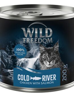 Sparpaket Wild Freedom Adult 24 x 200 g - Cold River - Seelachs & Huhn