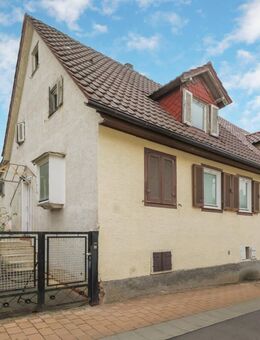 DHH im Rohbauzustand mit Scheune - Niefern-Öschelbronn