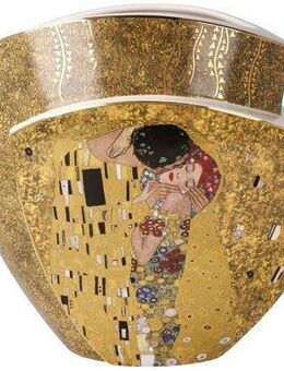 Goebel Tischvase Gustav Klimt - Der Kuss / Adele Bloch Bauer (1 St), Vase aus Porzellan, Höhe ca. 20 cm