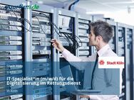 IT-Spezialist*in (m/w/d) für die Digitalisierung im Rettungsdienst - Köln