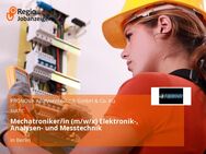 Mechatroniker/in (m/w/x) Elektronik-, Analysen- und Messtechnik - Berlin