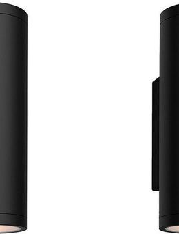Philips Hue LED Außen-Wandleuchte Appear, Smart Home, LED fest integriert, RGB, best. aus 2 x Philips Hue White & Colour Ambiente Appear Wandleuchte