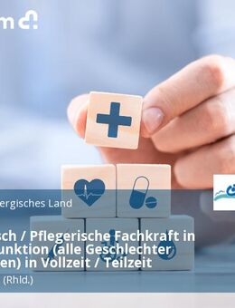 Pädagogisch / Pflegerische Fachkraft in Leitungsfunktion (alle Geschlechter willkommen) in Vollzeit / Teilzeit - Leichlingen (Rheinland, Blütenstadt)