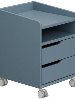 PAIDI Container Diego Rollcontainer mit zwei Schubladen und Ablage als Sitzfläche geeignet