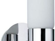 Paulmann LED Wandleuchte Eleon, ohne Leuchtmittel, G9, IP44, max. 33W G9, Chrom/Satin, 230V, Metall/Glas