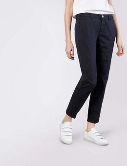 MAC Chinohose CHINO turn up mit dezentem Glanz, elegant und sportiv zugleich