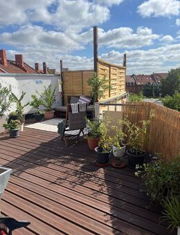 Stilvolle 2 Raumwohnung mit offenem Wohnzimmer + Maisonette Etage und großer Dachterasse - Erfurt