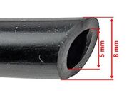 Benzinschlauch 5x8 mm Großrolle 10 Lfm PVC schwarz fuel hose - Eschershausen