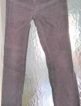 Dunkelbraune Cordhose - Gr. 140 - Pocopiano - Pirmasens