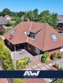 Winkelbungalow mit zwei Einheiten, Garage und großem Garten in bester Lage von Norddeich! | Objekt-Nr.: 24-024-S - Norden